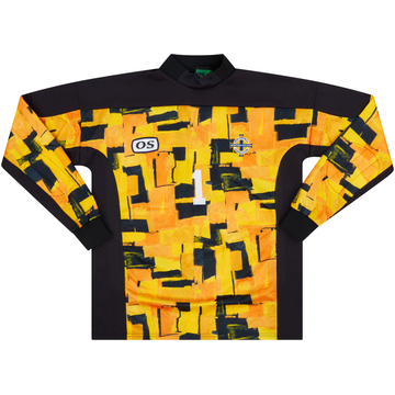 1998 Irlande du Nord Maillot de gardien de match #1 (Fettis)