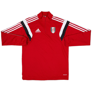 2014-15 Fulham adidas Haut d'entraînement 1/4 Zip - 9/10 - (S)