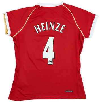 2006-07 Manchester United Maillot Domicile Heinze #4 - 7/10 - (Femme S)