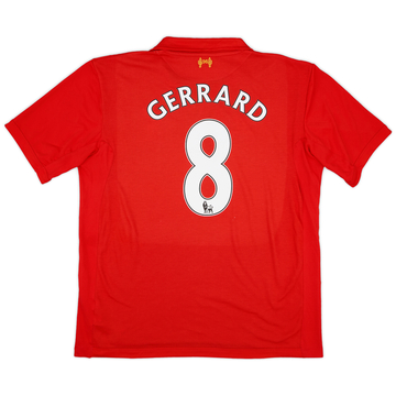 2012-13 Liverpool Home Shirt Gerrard #8