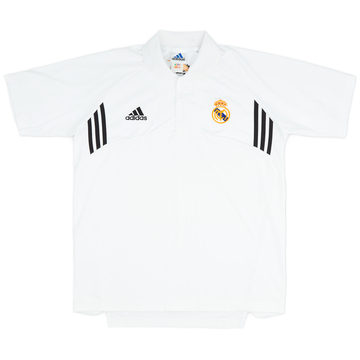 2002-03 Real Madrid Centenaire adidas 1/4 Zip Polo - 9/10 - (M)