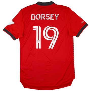 2020 Toronto FC Maillot Domicile Authentique Dorsey #19 - 9/10 - (M)