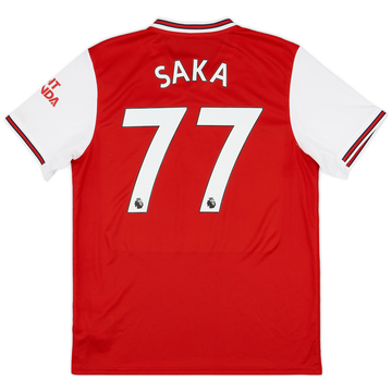 2019-20 Arsenal Maillot Domicile Saka #77 - 6/10 - (S)