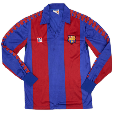 1984-89 Barcelona Maillot Domicile ML - 8/10 - (S)