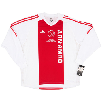 2003-04 Ajax Maillot Domicile de Joueur 'Kampioen' Sonck (XL)