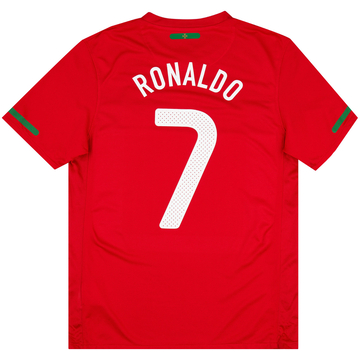 2010-11 Portugal Maillot Domicile Ronaldo #7 - 8/10 - (S)