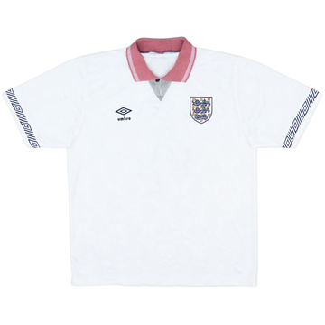 1990-92 England Maillot Domicile #4 - 5/10 - (L)