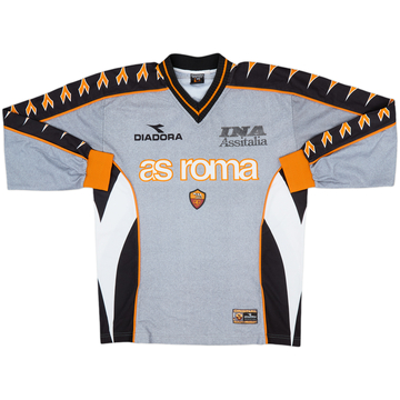 1999-00 Roma Diadora Maillot d'entraînement manches longues - 7/10 - (L)