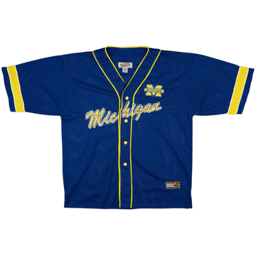 1990s Michigan Wolverines Maillot débardeur domicile - 7/10 - (XL)