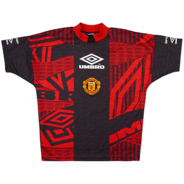 1995-96 Manchester United Umbro Maillot d'entraînement - 9/10 - (L.Boys)