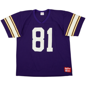 1985-89 Minnesota Vikings Carter #81 Rawlings Maillot domicile - 6/10 - (L)