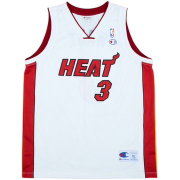 2003-10 Miami Heat Wade #3 Maillot domicile Champion - 9/10 - (XL)