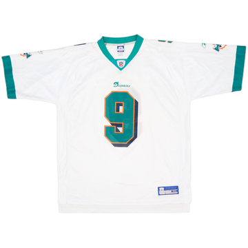 2002-04 Miami Dolphins Fiedler #9 Reebok Maillot extérieur On Field - 9/10 - (XL)