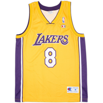 1999-06 LA Lakers Bryant #8 Maillot Domicile Champion - 9/10 - (M)