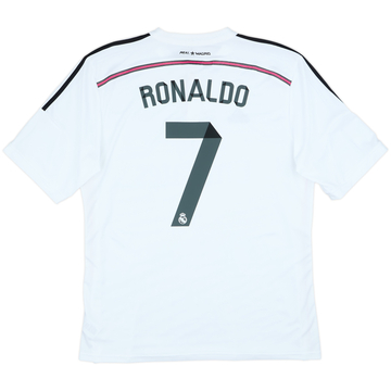 2014-15 Real Madrid Maillot Domicile Ronaldo #7 - 7/10 - (XL)