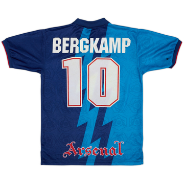 1995-96 Arsenal Maillot extérieur Bergkamp #10 - 5/10 - (XL.Boys)