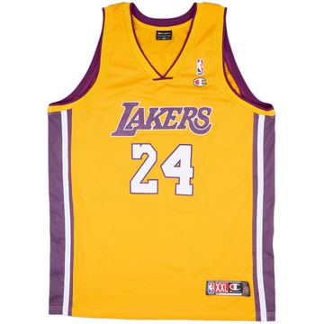 2006-10 LA Lakers Bryant #24 Champion Maillot Domicile Authentique - 7/10 - (XXL)
