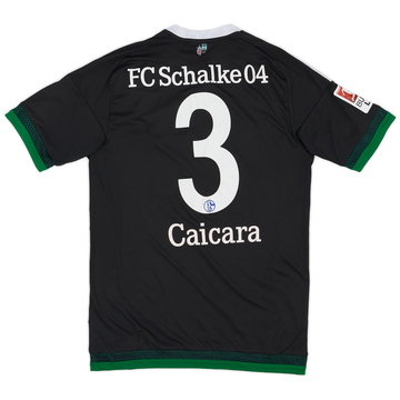 2015-17 Schalke Maillot Third Caicara #3 - 6/10 - (S)