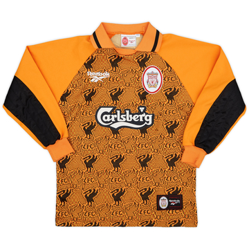1996-97 Liverpool Maillot GK - 9/10 - (Garçons L)