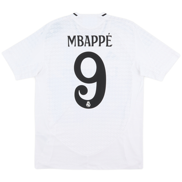 2024-25 Real Madrid Maillot Domicile Authentique Mbappe #9