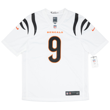 2021-23 Cincinnati Bengals Burrow #9 Nike Maillot extérieur (L)