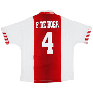 1997-98 Ajax Maillot Domicile F.De Boer #4 - 7/10 - (L)