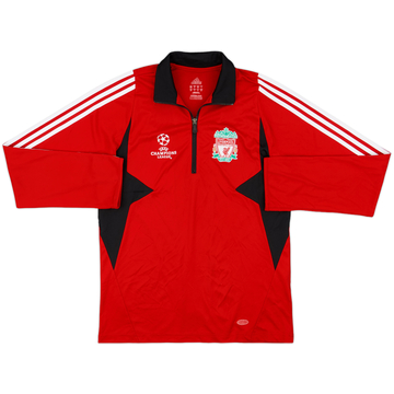 2007-08 Liverpool adidas CL 1/4 Zip Haut d'entraînement - 7/10 - (M)
