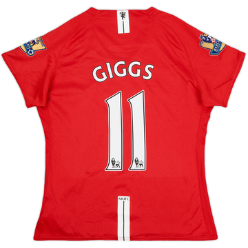 2007-09 Manchester United Maillot Domicile Giggs #11 - 7/10 - (Femme XL)