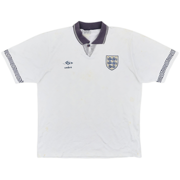 1990-92 England Maillot Domicile - 4/10 - (M)