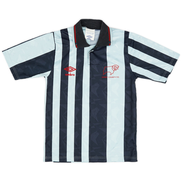 1989-92 Derby County Maillot extérieur - 9/10 - (Garçons S)