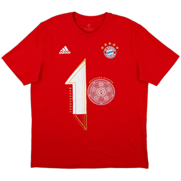 2021-22 Bayern Munich adidas T-shirt en coton - 8/10 - (M)