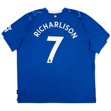 2019-20 Everton Maillot Domicile Richarlison #7 - 9/10 - (4XL)