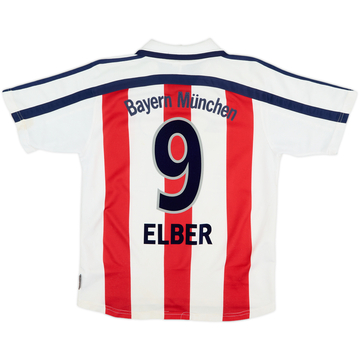 2000-01 Bayern Munich Maillot Extérieur Elber #9 - 7/10 - (Y)