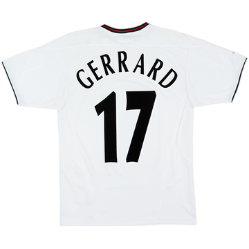 2003-04 Liverpool Maillot extérieur Gerrard #17 - 8/10 - (XL.Boys)