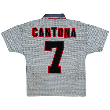 1995-96 Manchester United Maillot Extérieur Cantona #7 - 8/10 - (Y)