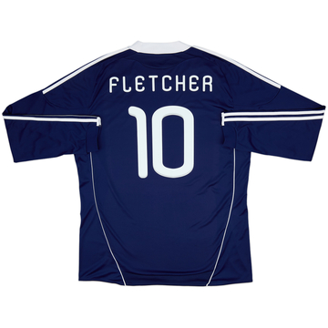 2010-11 Scotland Maillot Domicile ML Fletcher #10 - 8/10 - (XXL)