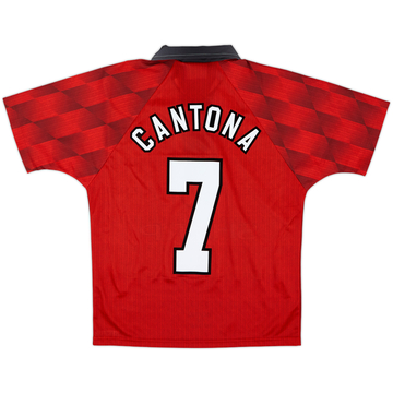 1996-98 Manchester United Maillot Domicile Cantona #7 - 8/10 - (Y)
