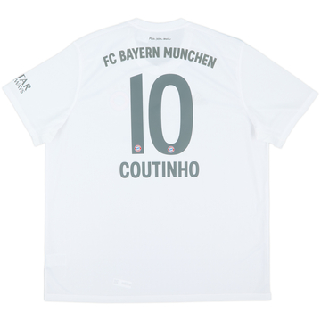 2019-20 Bayern Munich Maillot extérieur Coutinho #10 (XXL)