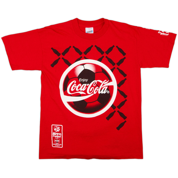 1996 England Coca-Cola Euro 96 Maillot de loisirs - 6/10 - (M)