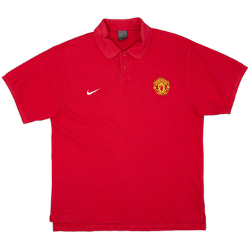 2007-08 Manchester United Nike Polo - 6/10 - (L)