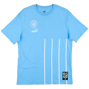 2022-23 Manchester City Puma FtblCulture Tee Coton - 9/10 - (M)