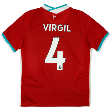 2020-21 Liverpool Maillot Domicile Virgil #4 - 7/10 - (L)