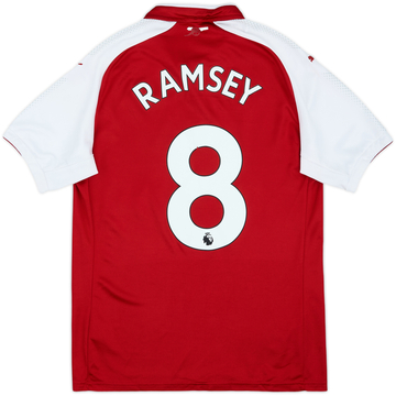 2017-18 Arsenal Maillot Domicile Ramsey #8 - 6/10 - (S)