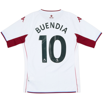 2021-22 Aston Villa Maillot Extérieur Buendia #10 - 8/10 - (S)