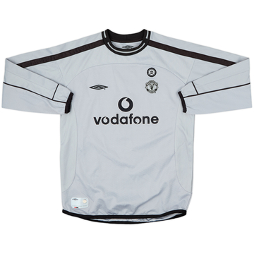 2001-02 Manchester United Maillot GK Centenaire - 8/10 - (M.Boys)