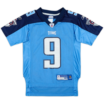 2005 Tennessee Titans McNair #9 Reebok On Field Maillot alternatif - 6/10 - (S.Boys)