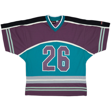 1990s Mighty Ducks of Anaheim #26 CMP Maillot S/S - 8/10 - (M)
