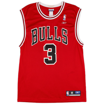 2002-06 Chicago Bulls Chandler #3 Reebok Maillot extérieur (Excellent) M