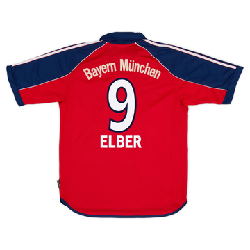 1999-01 Bayern Munich Maillot domicile Elber #9 - 6/10 - (S)