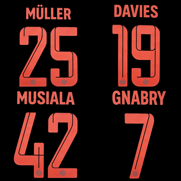 2022-23 Bayern Munich Troisième Flocage